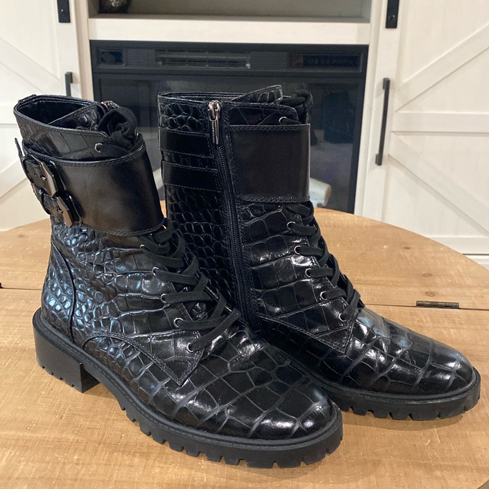 Vince Camuto combat boots